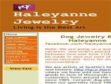Tablet Screenshot of haleyannedogpins.com
